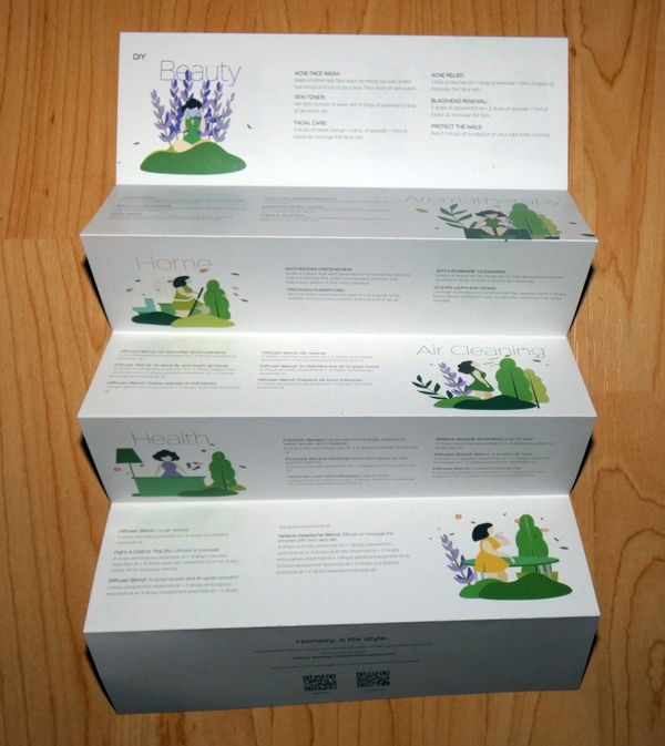 Anwendungsbeispiele für das Homasy Seven+ Aromatherapie Duftöl Set