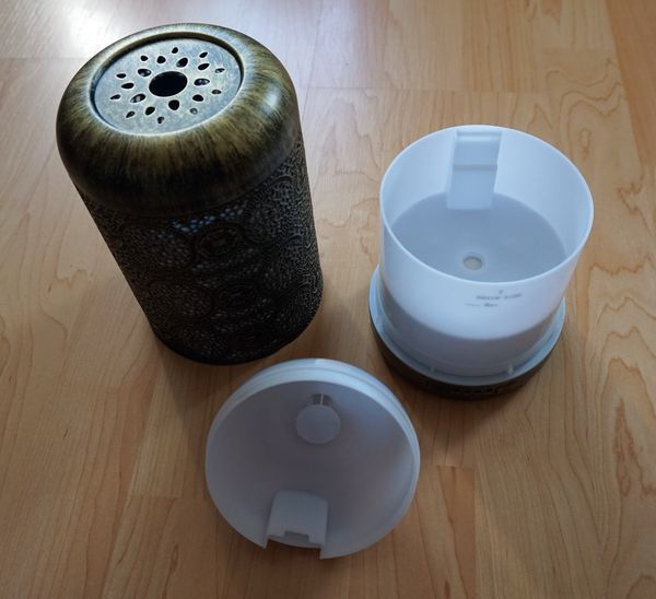 SALKING Aroma Diffuser 260ml Metall geöffnet