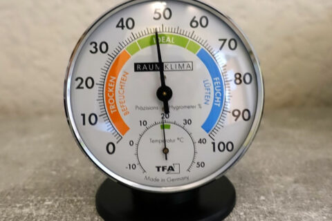 Luftfeuchtigkeit messen mit Hygrometer