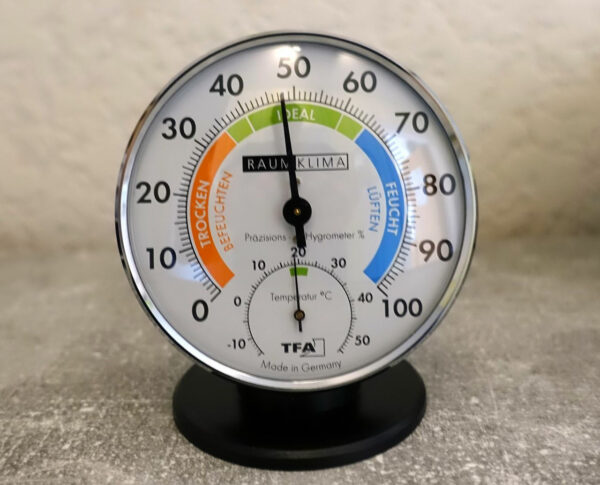 Luftfeuchtigkeit messen mit Hygrometer