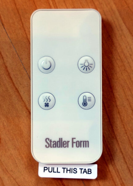 Fernbedienung für Stadler Form Erik 3-in-1 Fernbedienung des Stadler Form Erik 3-in-1 mit vier Bedientasten